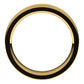 18K Yellow Gold Milgrain Concave with Edge Wedding Band, 6 mm Wide