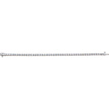 18K White Gold 7 CTW Natural Diamond Line 7 1/4" Bracelet