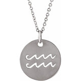 Zodiac Disc 16-18" Necklace