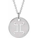 Zodiac Disc 16-18" Necklace