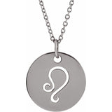 Zodiac Disc 16-18" Necklace