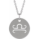 Zodiac Disc 16-18" Necklace