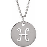 Zodiac Disc 16-18" Necklace