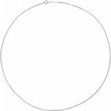 Sterling Silver 1.3 mm Diamond Cut Box Chain