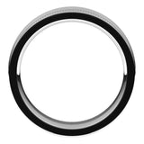 Sterling Silver Milgrain Concave with Edge Wedding Band, 6 mm Wide