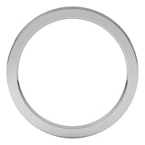 Palladium Flat Comfort Fit Wedding Band, 1.5 mm Wide