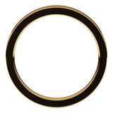 18K Yellow Gold Flat Comfort Fit Wedding Band, 3 mm Wide