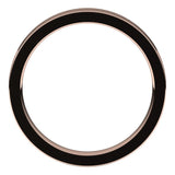 10K Rose Gold Flat Comfort Fit Wedding Band, 3 mm Wide