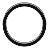 Platinum Flat Comfort Fit Wedding Band, 4 mm Wide
