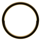 18K Yellow Gold Flat Comfort Fit Light Wedding Band, 1.5 mm Wide