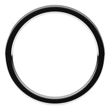 Sterling Silver Flat Comfort Fit Light Wedding Band, 2 mm Wide