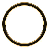 18K Yellow Gold Flat Comfort Fit Light Wedding Band, 2 mm Wide