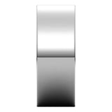 Sterling Silver Flat Comfort Fit Wedding Band, 8 mm Wide