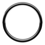 Platinum Flat Comfort Fit Light Wedding Band, 5 mm Wide