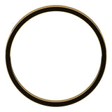 10K Yellow Gold Flat Ultra-Light Wedding Band, 2 mm Wide