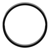 10K White Gold Flat Ultra-Light Wedding Band, 3 mm Wide