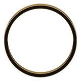 10K Yellow Gold Flat Ultra-Light Wedding Band, 3 mm Wide