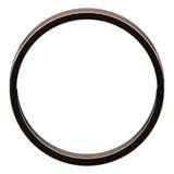 14K Rose Gold Flat Ultra-Light Wedding Band, 4 mm Wide