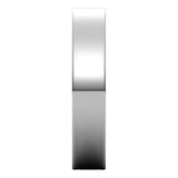 Sterling Silver Flat Ultra-Light Wedding Band, 4 mm Wide