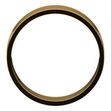 18K Yellow Gold Flat Ultra-Light Wedding Band, 6 mm Wide