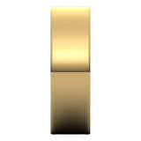 18K Yellow Gold Flat Ultra-Light Wedding Band, 6 mm Wide
