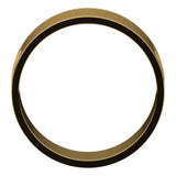 10K Yellow Gold Flat Ultra-Light Wedding Band, 8 mm Wide