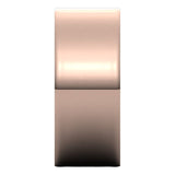 14K Rose Gold Flat Ultra-Light Wedding Band, 8 mm Wide