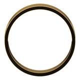 14K Yellow Gold Flat Ultra-Light Wedding Band, 5 mm Wide