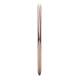 10K Rose Gold Half Round Wedding Band, 1 mm Wide