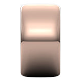 18K Rose Gold Half Round Wedding Band, 11 mm Wide