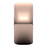 18K Rose Gold Half Round Wedding Band, 9 mm Wide