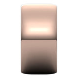 10K Rose Gold Half Round Light Wedding Band, 10 mm Wide
