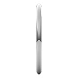 18K White Gold Domed Comfort Fit Wedding Band, 1.5 mm Wide