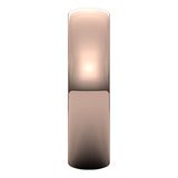 14K Rose Gold Half Round Ultra-Light Wedding Band, 5 mm Wide