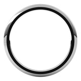 Sterling Silver Domed Comfort Fit Wedding Band, 1 mm Wide