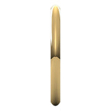 10K Yellow Gold Domed Comfort Fit Wedding Band, 2 mm Wide