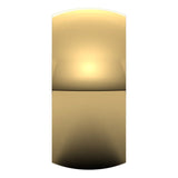 18K Yellow Gold Domed Comfort Fit Wedding Band, 10 mm Wide