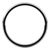 Platinum Domed Light Comfort Fit Wedding Band, 1.5 mm Wide