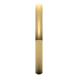 10K Yellow Gold Domed Light Comfort Fit Wedding Band, 2 mm Wide