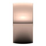 18K Rose Gold Domed Light Comfort Fit Wedding Band, 10 mm Wide