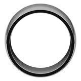 Sterling Silver Domed Light Comfort Fit Wedding Band, 12 mm Wide