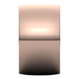 18K Rose Gold Domed Light Comfort Fit Wedding Band, 12 mm Wide