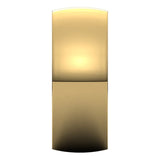 10K Yellow Gold Domed Light Comfort Fit Wedding Band, 8 mm Wide