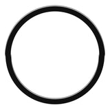 14K White Gold Flat Wedding Band, 1 mm Wide