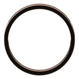 10K Rose Gold Flat Wedding Band, 3 mm Wide