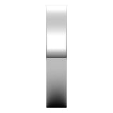 Palladium Flat Wedding Band, 4 mm Wide