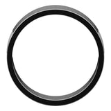 Platinum Flat Wedding Band, 6 mm Wide