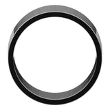 Platinum Flat Wedding Band, 10 mm Wide