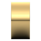 10K Yellow Gold Flat Wedding Band, 10 mm Wide