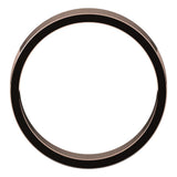 18K Rose Gold Flat Wedding Band, 5 mm Wide